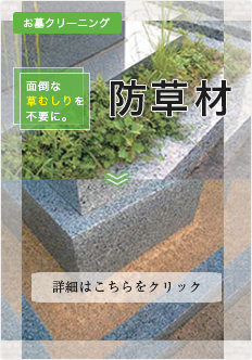 面倒な草むしりを不要に。防草剤