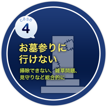 お墓参りに行けない